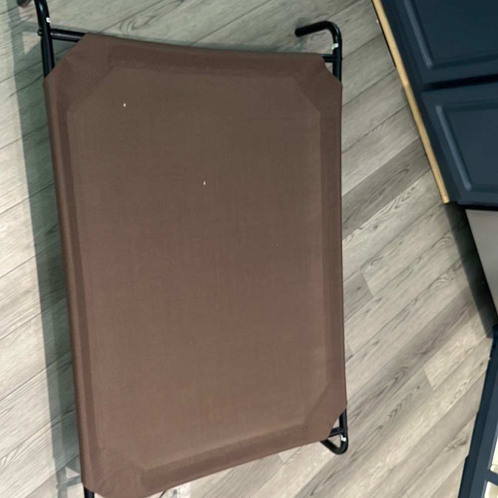 Gray big dog bed
